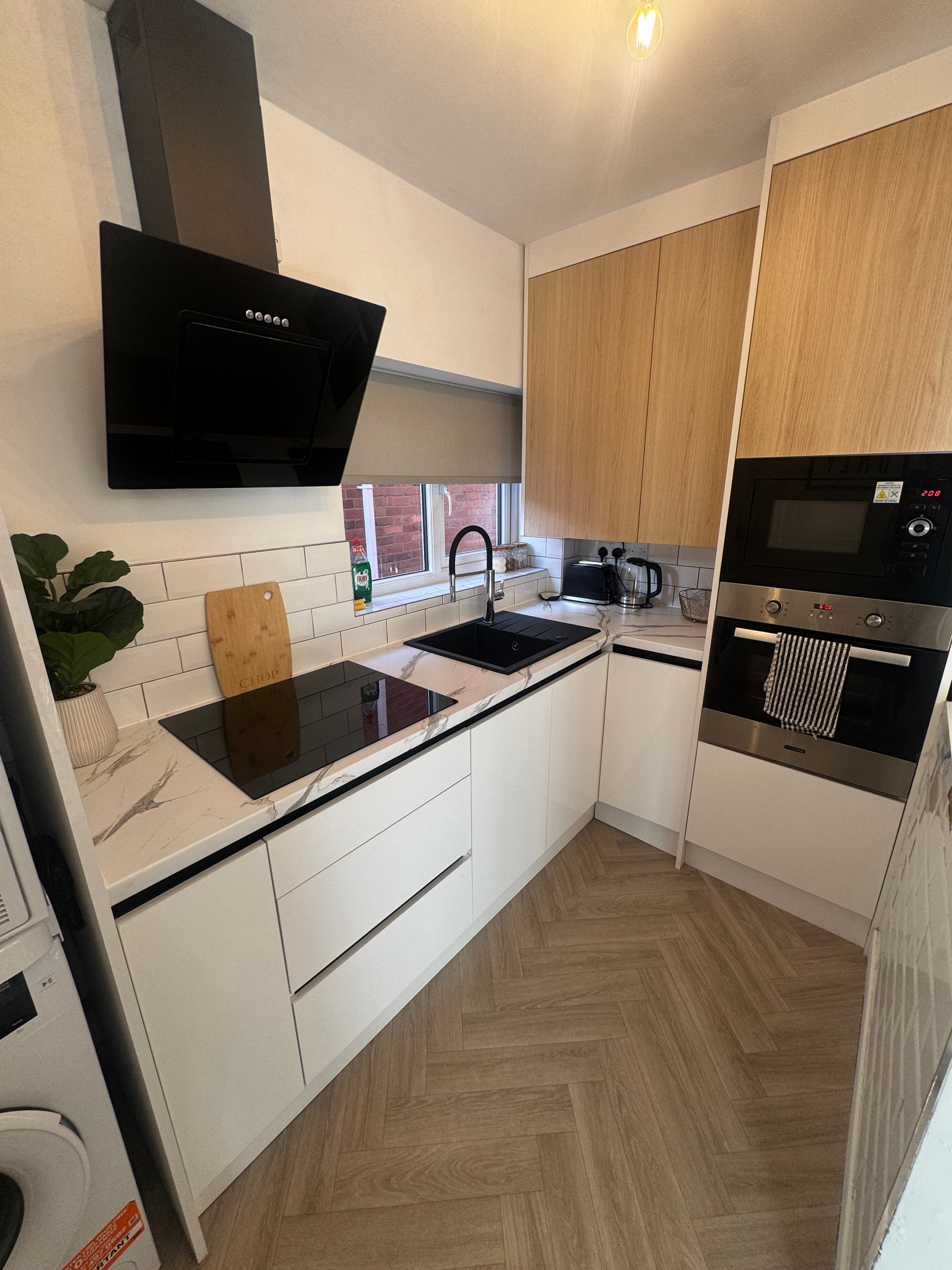 Polished dining room interior