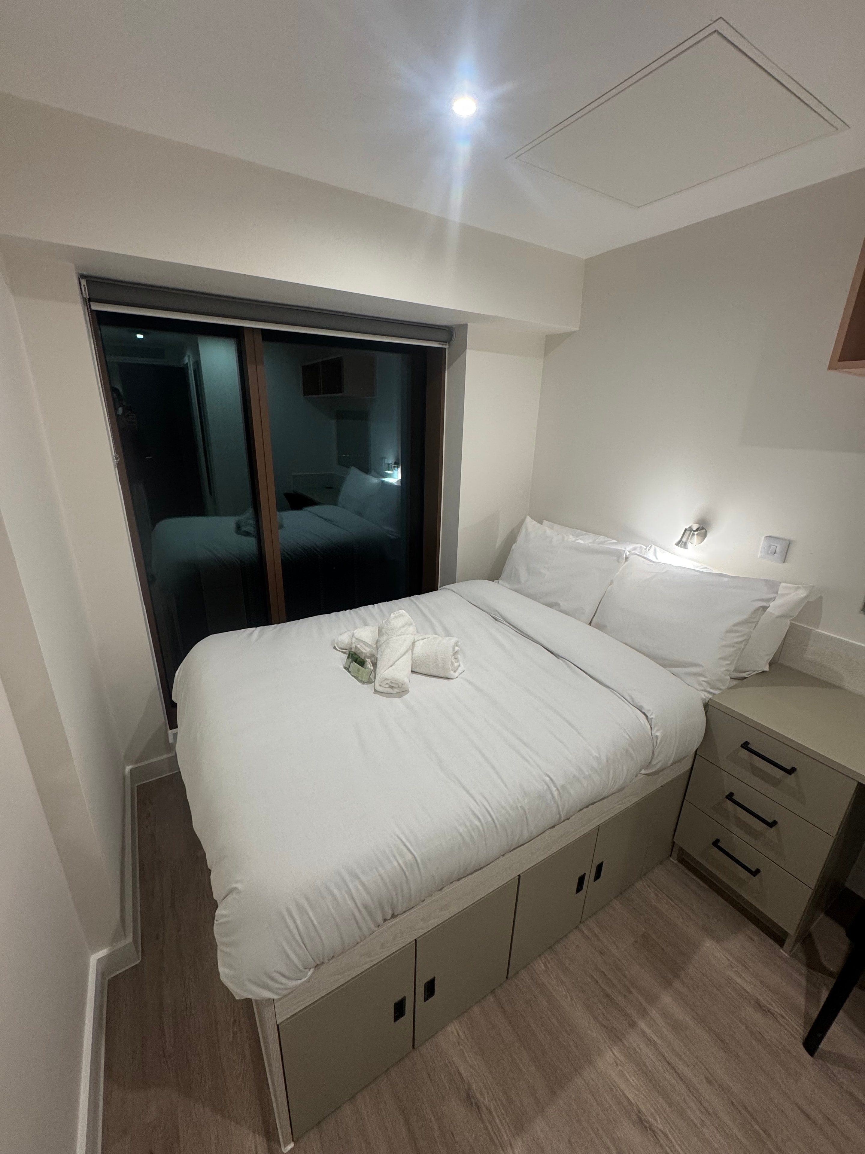 Fresh welcoming guest bedroom